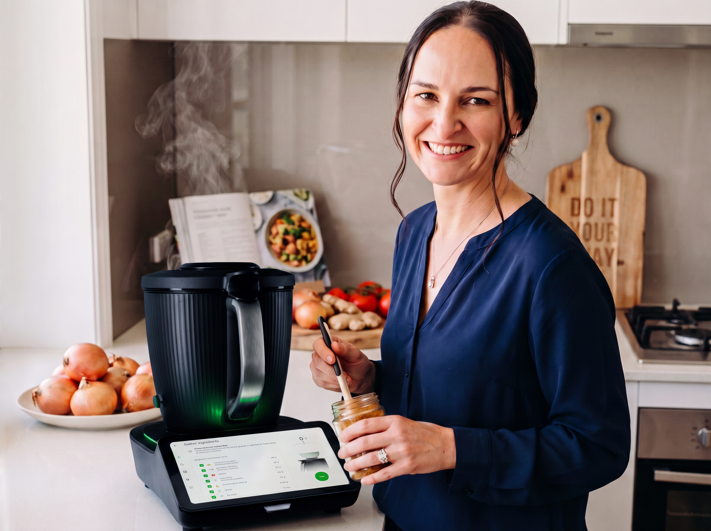 Elaura Batty in her kitchen